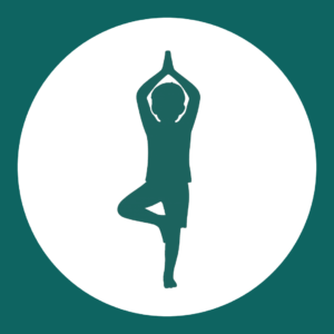 Eine VAYANA Grafik von einem Kind in der Baum-Asana