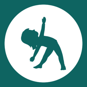 Eine VAYANA Grafik von einem Kind, das Yoga macht