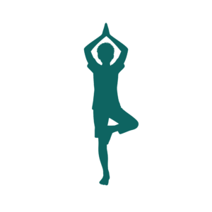 Eine VAYANA Grafik von einem Kind in der Baum-Asana