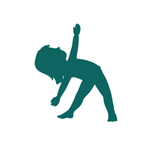 Eine VAYANA Grafik von einem Kind, das Yoga macht